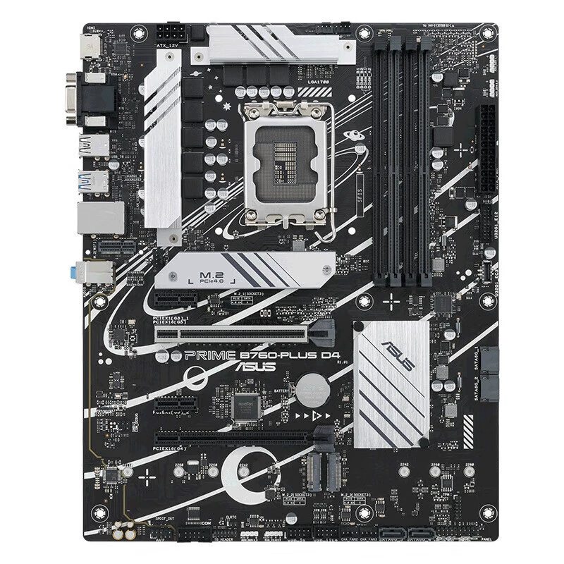Материнская плата ASUS Prime B760-Plus D4 Master совместима с процессорами i5 13600kf 12/13 поколения