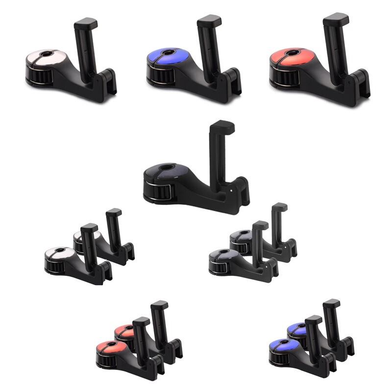 Creative car hook, rear seat headrest hook, car lockable phone holder, multifunctional phone stand
