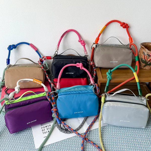 New Summer Mountain Style Outdoor Cross-Body Shoulder Bag Portable Versatile Energetic Cycling Bag Women's Large Capacity Storage Bag
