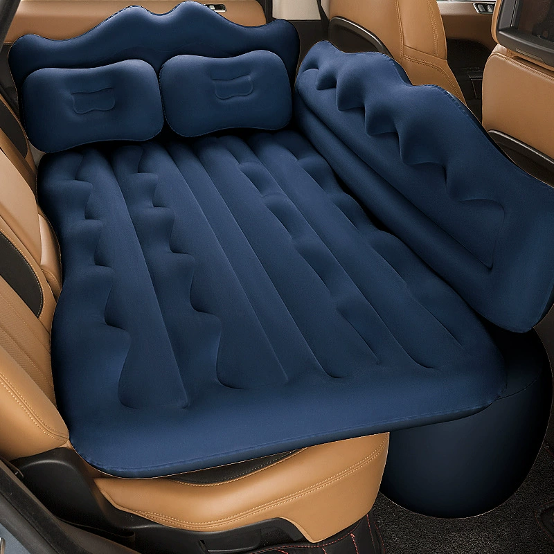 Inflatable Car Air Bed for Camping - Thick Back Mattress
