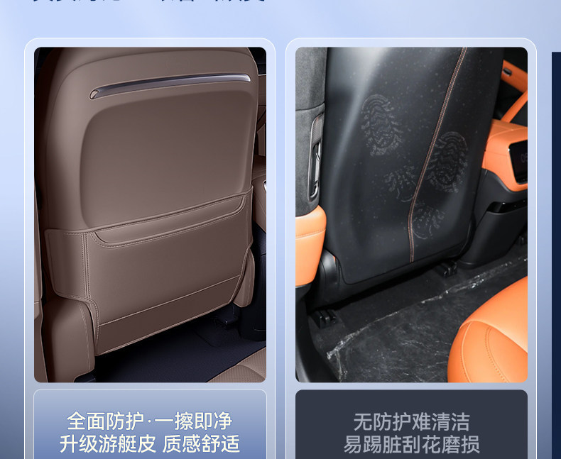 Suitable for Zhiji Ls6 Seat Anti-Kick Pads, Rear Seat Backrest Protection, Car Interior Modification Accessories, and Complete Set of Supplies