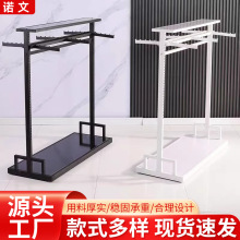 服装陈列架厂家生产商场服装店中岛展示架不锈钢落地式衣服陈列架