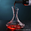玻璃红酒加厚醒酒器创意锤纹红酒分酒器高档红酒杯带把醒酒壶家用