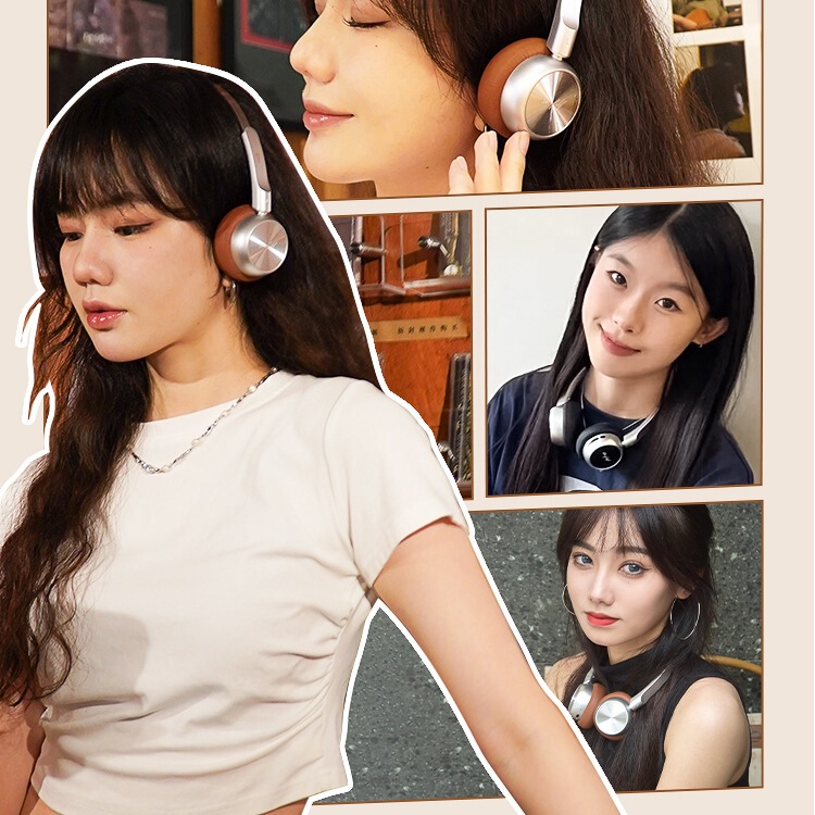 R1复古头戴式耳机小头无线蓝牙降噪2025款穿搭美拉德式艺术生|undefined