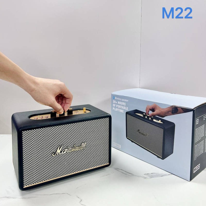 クロスボーダー M22 Bluetooth スピーカーレトロ木製高価値立体馬スプーン ACTON3 装飾オーディオ M18 サブウーファー|undefined