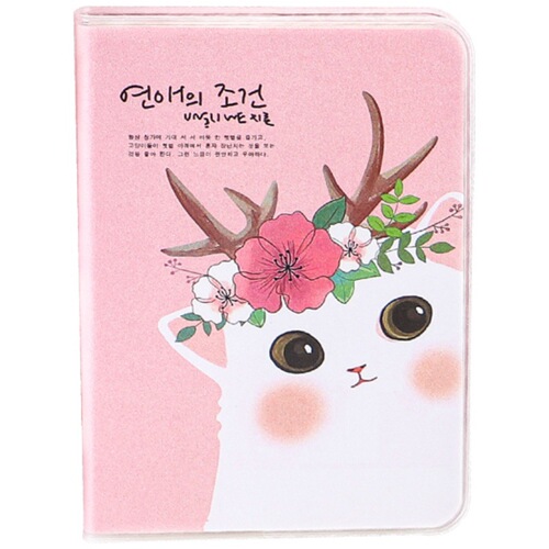 Cartoon Mini Thickened Rubber Cover Notebook Cute Portable Notepad Portable Word Book Student Stationery Prizes