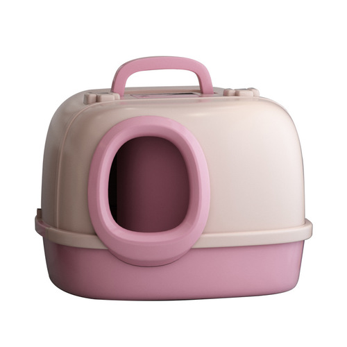 Corridor-type fully enclosed large litter box, anti-splash, anti-sand, odor-proof, extra-large toilet, cat litter box, cat supplies