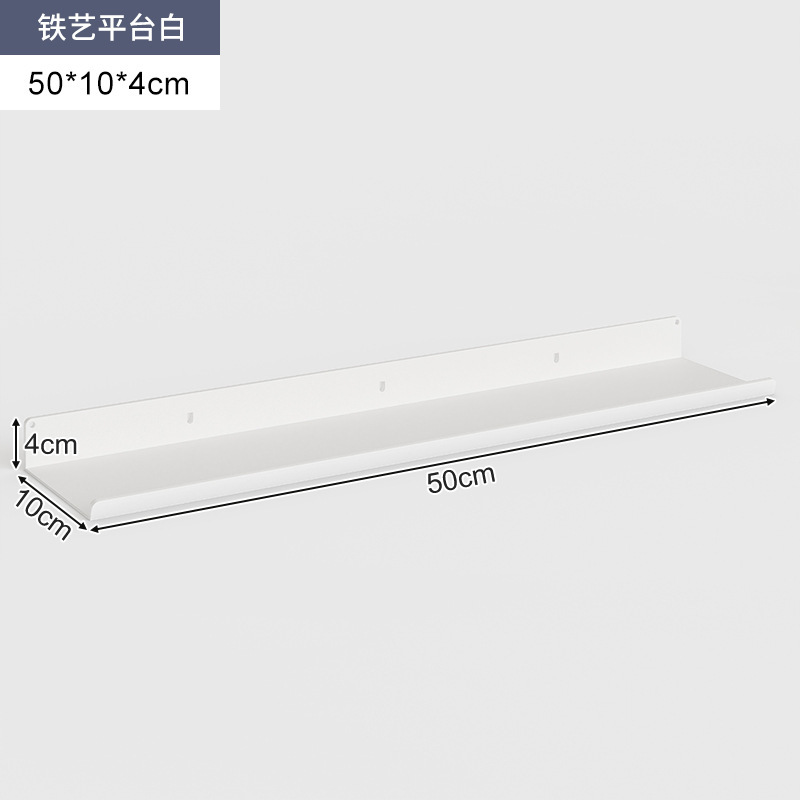 Plataforma de hierro forjado de 50cm-blanco