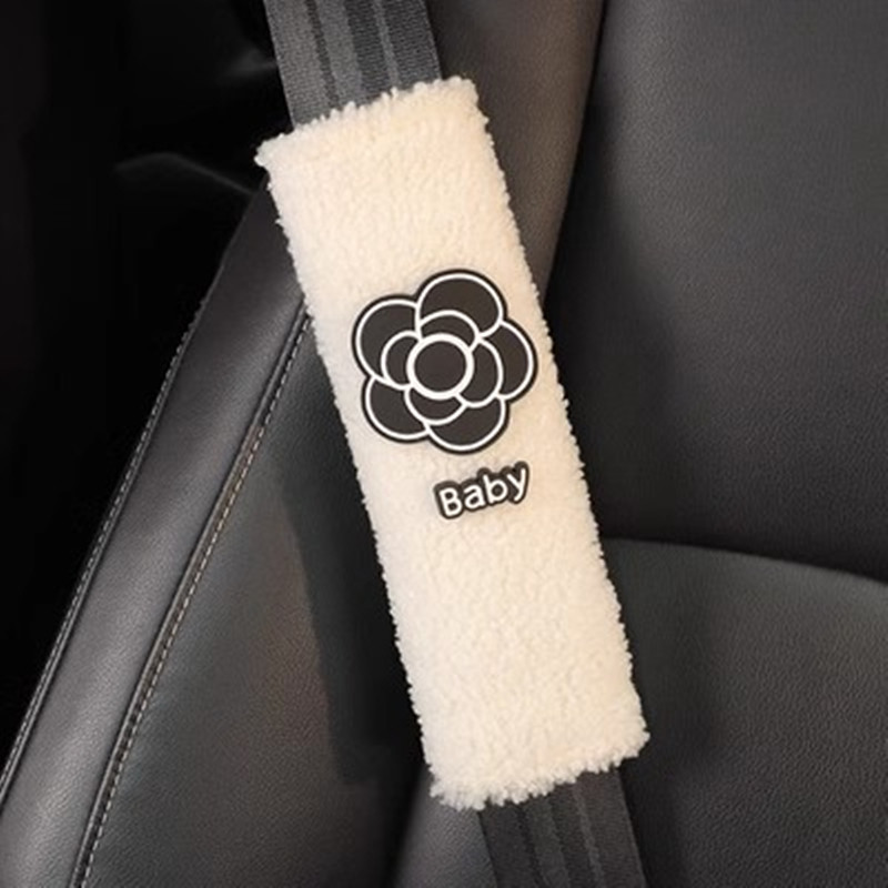 Funda Protectora de Felpa para Cinturón de Seguridad Felpa Decorativo