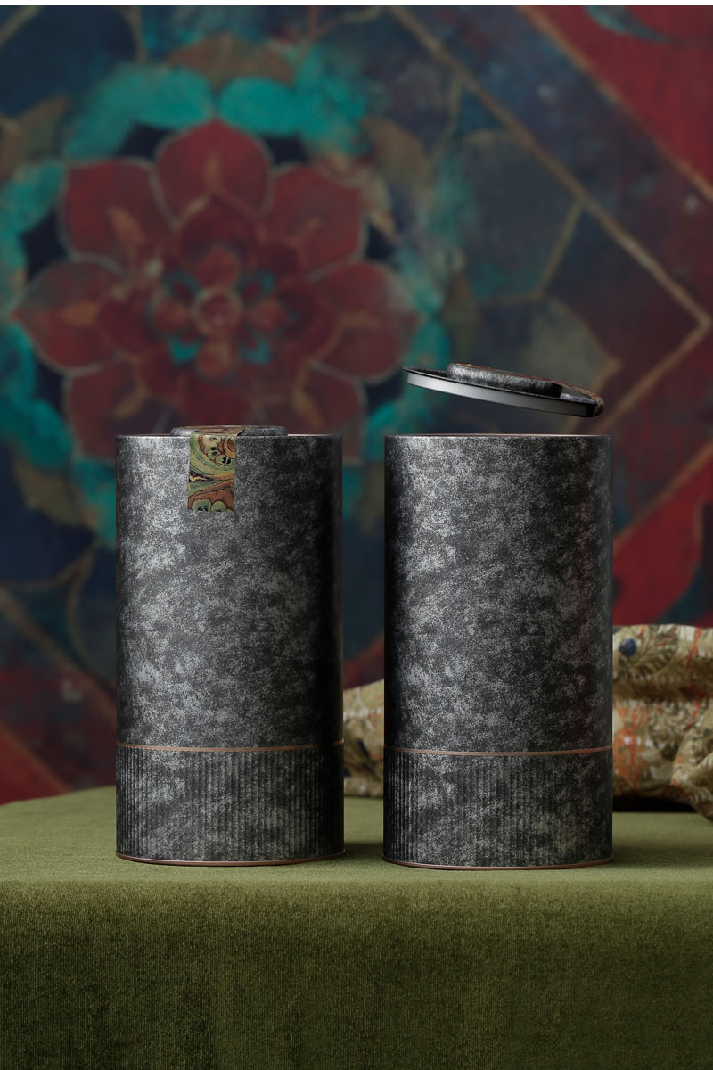 té vacío lata de hierro té blanco retro té verde general caja de regalo vacío caja de embalaje de té a granel árbol antiguo Dianhong Pu 'er caja de té