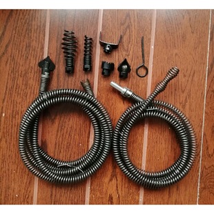 Dredging machine spring household sewer dredging tool hand drill dredging pipe spring 12mm