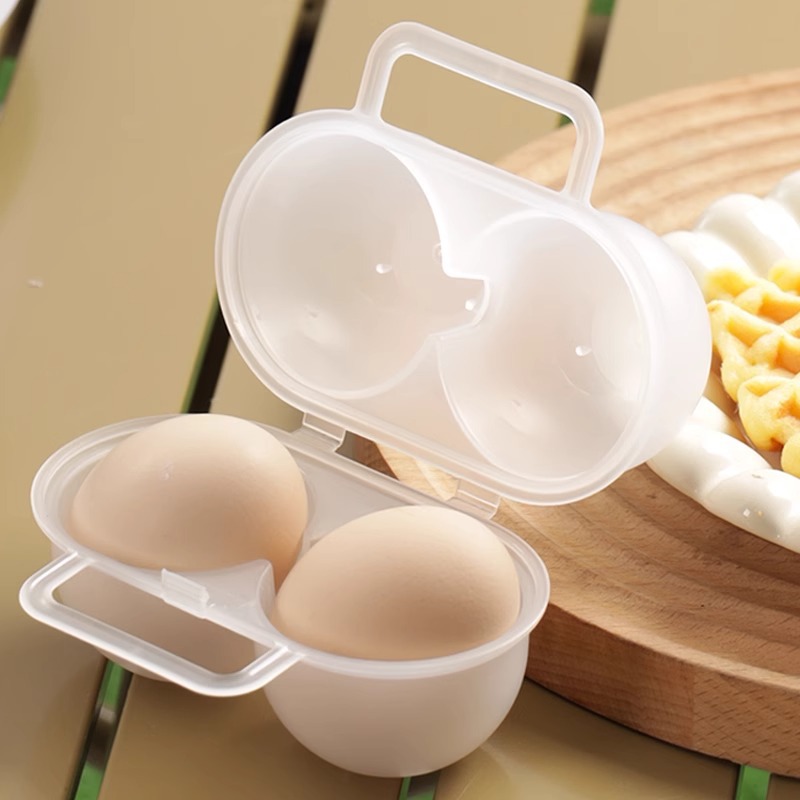 Outdoor portable egg box shockproof egg storage box travel camping shock resistant egg holder breakfast egg box