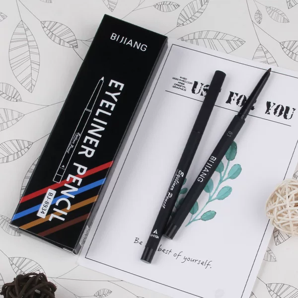 The pen maker 8934 color smooth multi-color eyeliner not easy to dizzy makeup Brown black fine round head color eyeliner pen