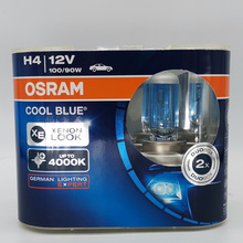 欧司朗 OSRAM H4 U 12V 100/90W 62204CB 4000K 酷蓝超亮汽车灯泡