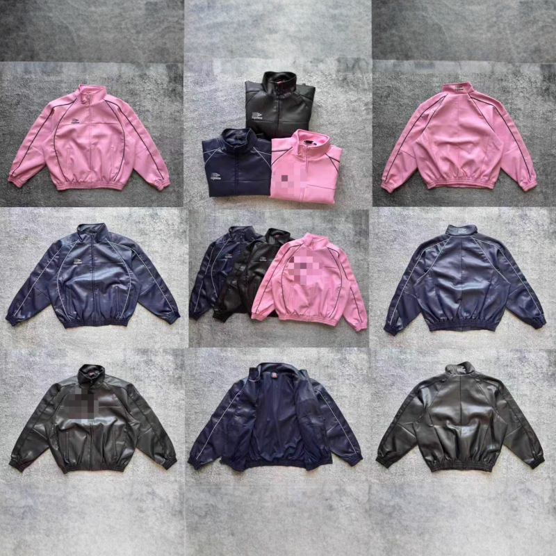 Cross-Border Su Jacket, Lambskin Embroidered Zipper Closure Leather Jacket, Street Fashion Motorcycle Jacket, Spring and Autumn Style Cross-Border Su Jacket, Lambskin Embroidered Zipper Closure Leather Jacket, Street Fashion Motorcycle Jacket, Spring and Autumn Style