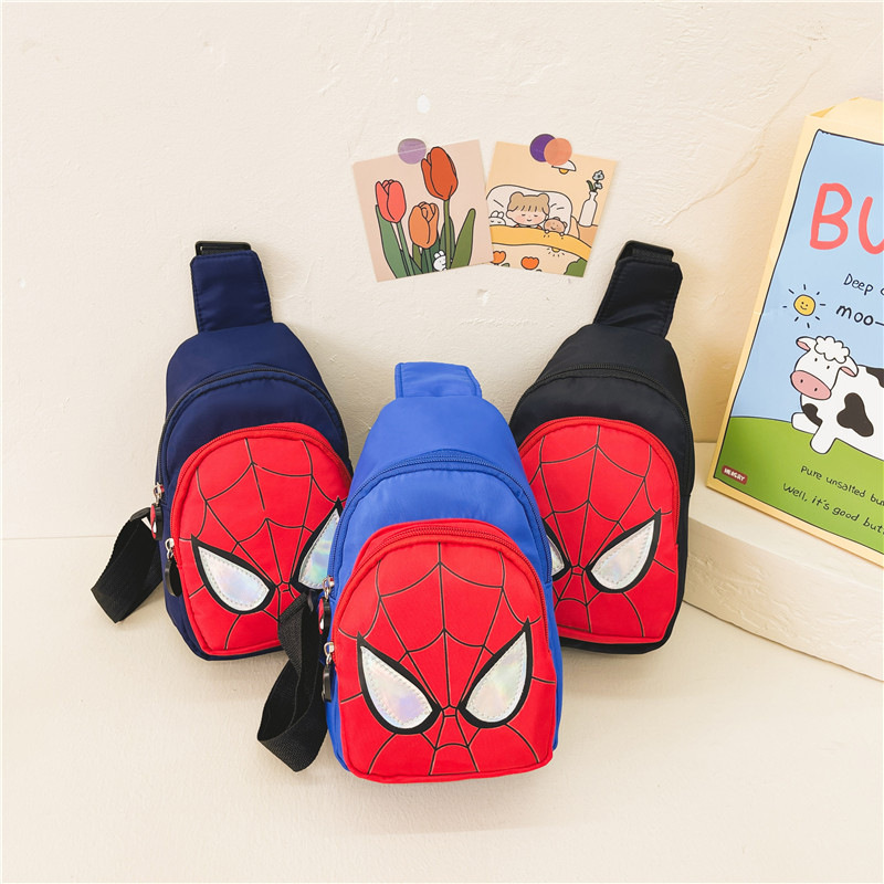 Cool and Fashionable Boys' Crossbody Bag, Single Shoulder Stylish Baby Outdoor Backpack, Leisure Cartoon Children's Chest Bag, Cute