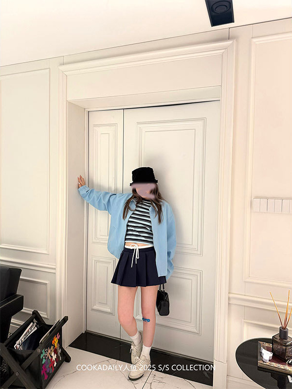 COOKADAILY人鱼 秋季多巴胺秋美式宽松工装夹克外套2025新款女|undefined