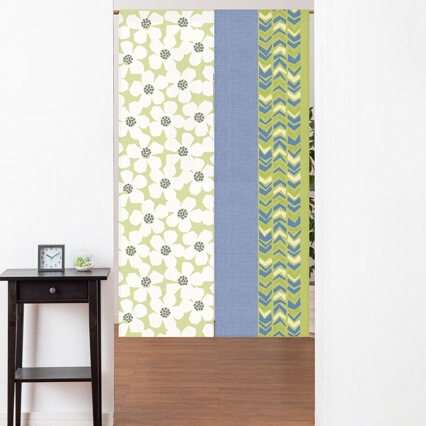 Manufacturer Japanese Style Heat Transfer Digital Printing Door Curtain Blocking Decoration Light-Proof