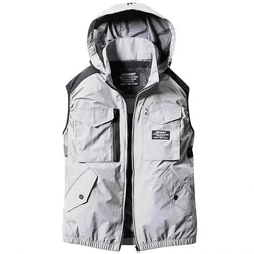 空调服男式迷彩马甲风扇夏季防暑风扇衣服制冷降温男女工作服批发