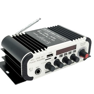 Factory Direct Supply 2-channel with BT Support Microphone Input Car Home Dual-use Desktop Small Power Amplifier