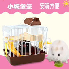Hamster Cage Small Castle Hamster Supplies Villa Small Castle Double Layer with Hut Direct Manufacturer Shipping Youhui Duo