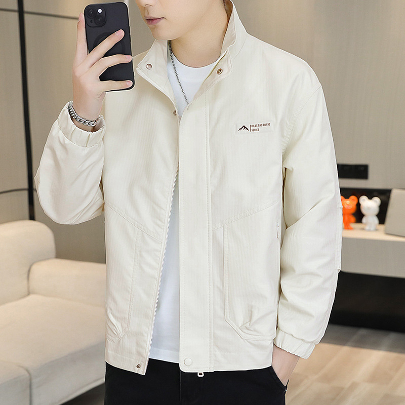 男士外套春秋季2024新款薄款休闲百搭春夏夹克爆款成熟穿搭帅气潮