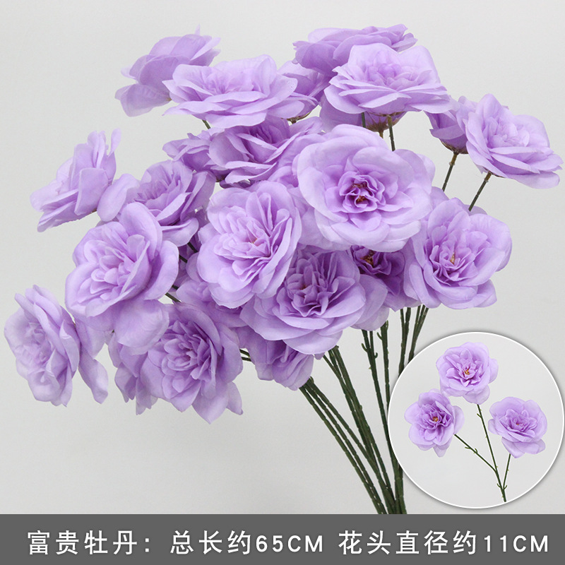 10 ramas floral púrpura imitación floral floral arco floral decoración floral falsa vino floral decoración de boda roja