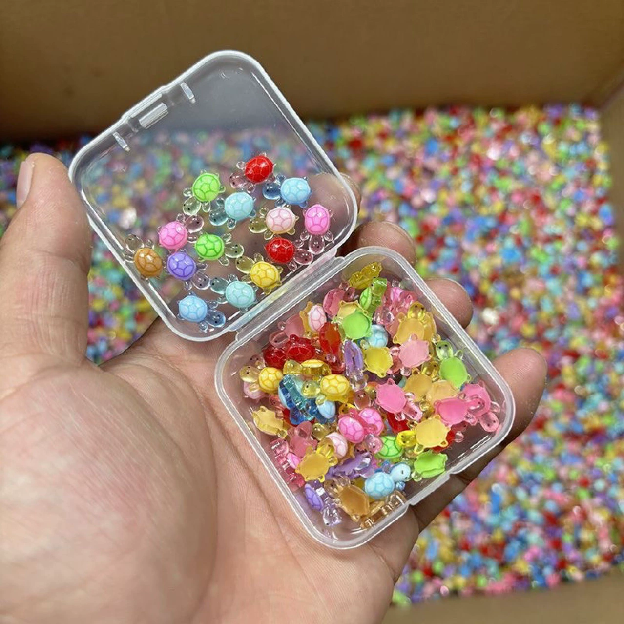 Взрывной ледяной маленький маленький орнамент для ногтей черепахи мини-черепаха для украшения ногтей DIY аксессуары для ювелирных изделий ручной работы