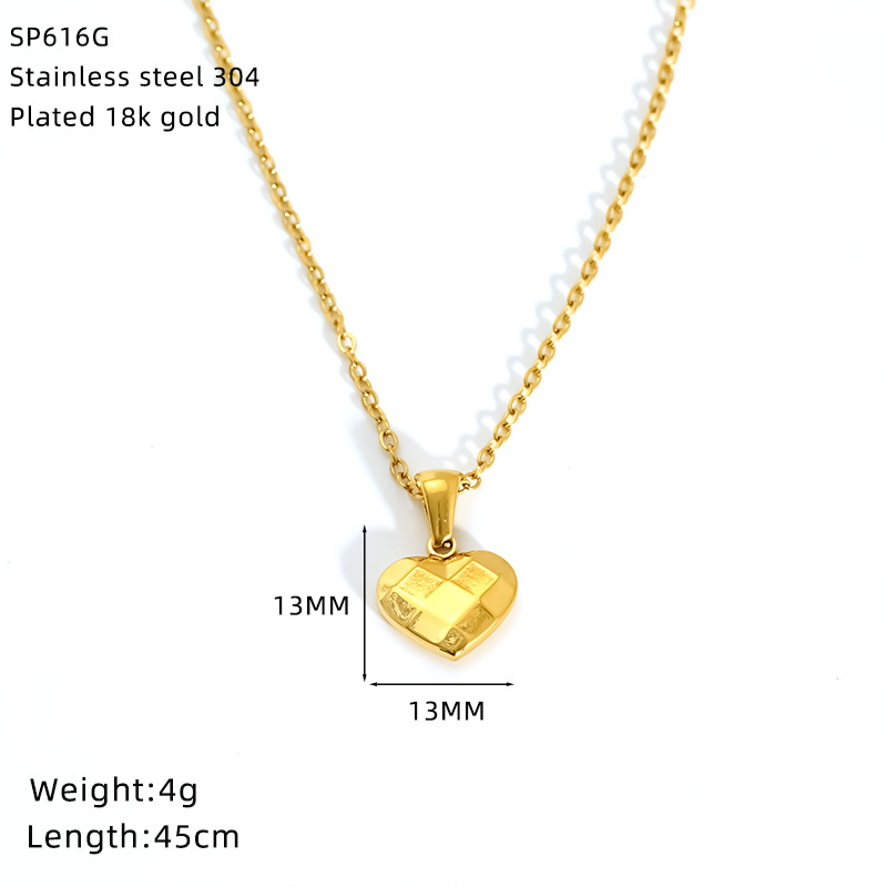 1 Piece Quantity Wholesale Jewelry IG Style Retro Sun Star Moon 304 Stainless Steel 18K Gold Plated Pendant Necklace Cable Chain