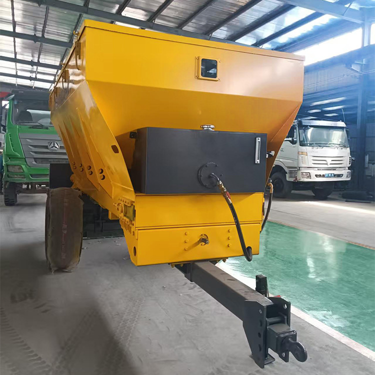 后置式撒布机 散装白灰粉料撒布车 修路用铺灰机 摊平均匀