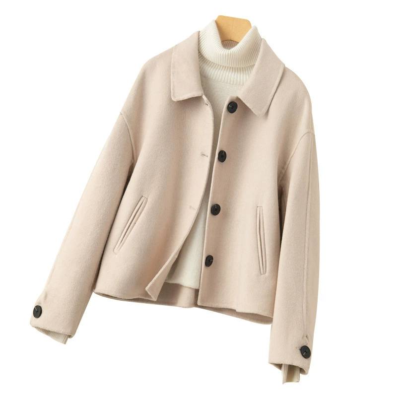 Демисезонная двусторонняя шерстяная短? Short wool coat длин? It's 