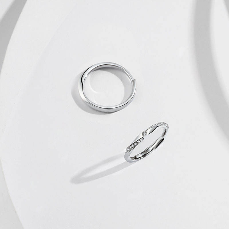 Sunrise Möbius Ring - Minimalist And Unique Infinity Love Couple's Adjustable Open Ring, Gift_voghion.com