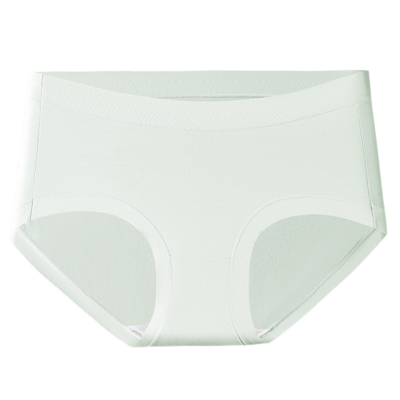 60S superfino Modal ropa interior de mujer alta elástica 10A antibacteriana polilactato entrepierna cintura cómoda cabeza de pantalón de mujer image 11