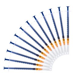 Cross-border 1ml syringe 26Ga 1/2 inch single-use independent individual packaging with needle