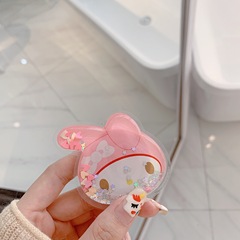 史努比氣囊流沙支架懶人同款手機氣墊桌面撐卡通可伸縮摺疊指環扣