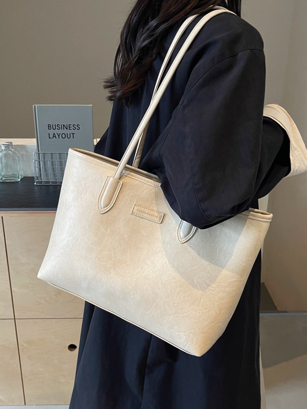 Casual viaje bolsa de gran capacidad mujer 2025 nueva moda universitaria bolsa de hombro bolsa de mano bolsa de mano