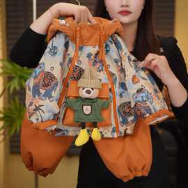 套装卡通棉服新品萌娃穿搭潮流加厚男女儿童棉服套装其他其他品牌