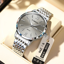 瑞士跨境男士手表男夜光双日历仿机械表夜光防水抖音快手一件代发