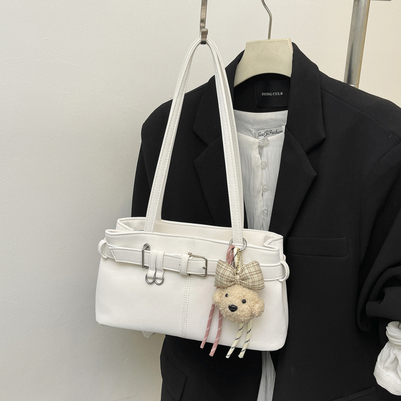 Simple retro underarm bag for women, 2026 spring new model, high aesthetic value, commuter Korean style ins fashion shoulder bag