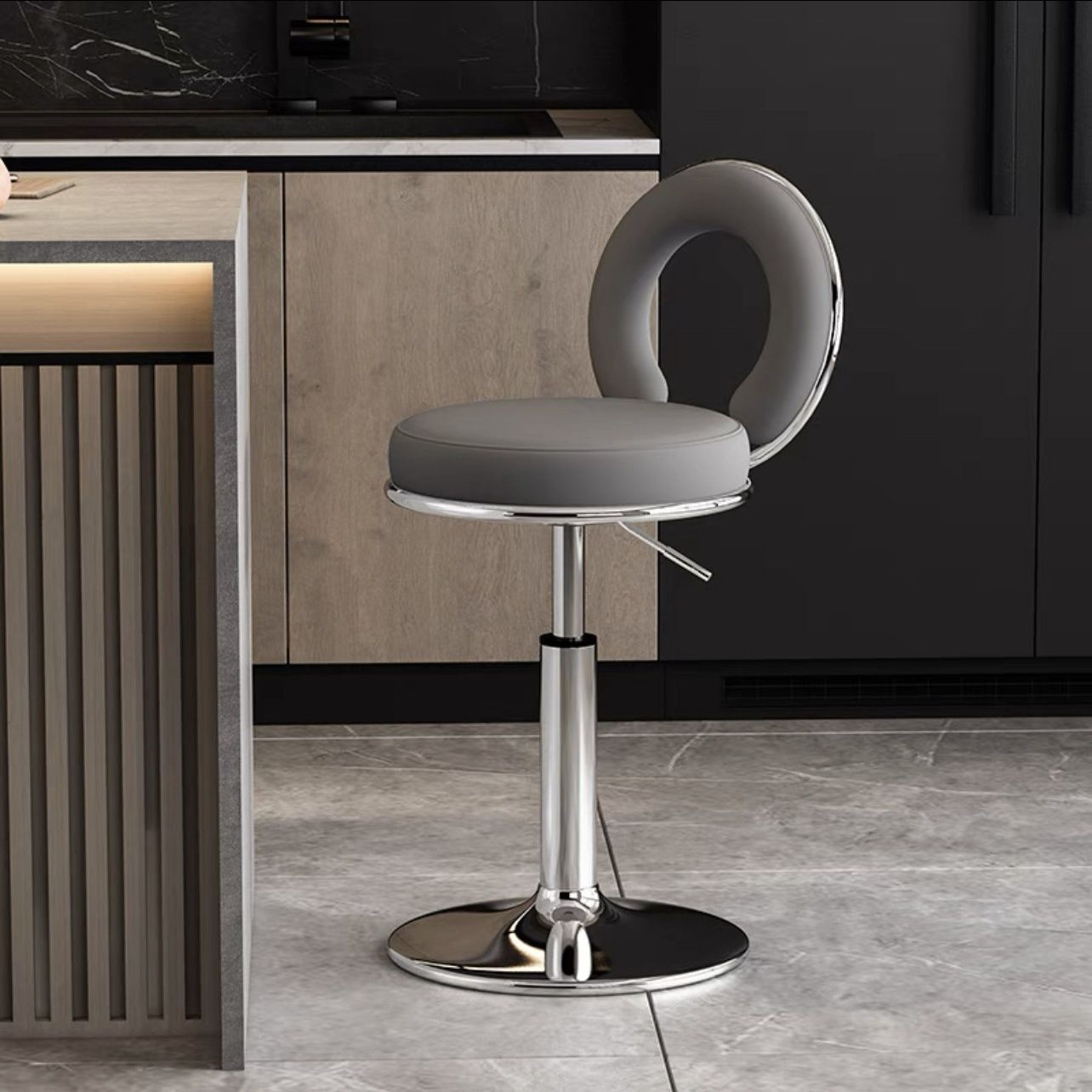 Silla de bar respaldada taburetes altos para el hogar taburetes modernos simples de alta calidad cajero de recepción elevador silla de bar alta