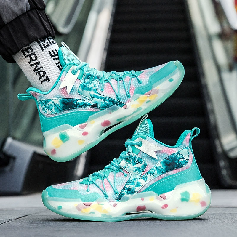 Мужские кроссовки с амортизацией MAX Trendy, большие размеры, легкие, дышащие, спортивные, парные.