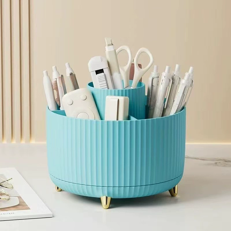 Rotating Makeup Organizer, tabletop cosmetic storage, multi-compartment, 15.2 cm