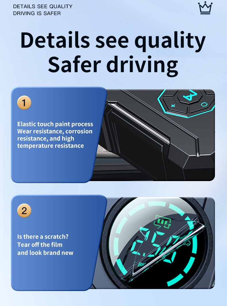 Fast-charging car air pump, wireless portable car-type electric vehicle tire 12v high-power inflator