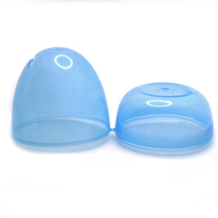 Easter large opening transparent PP eggshell egg shaped packaging box 7.5cm transparent Easter flat Eggs Wholesale