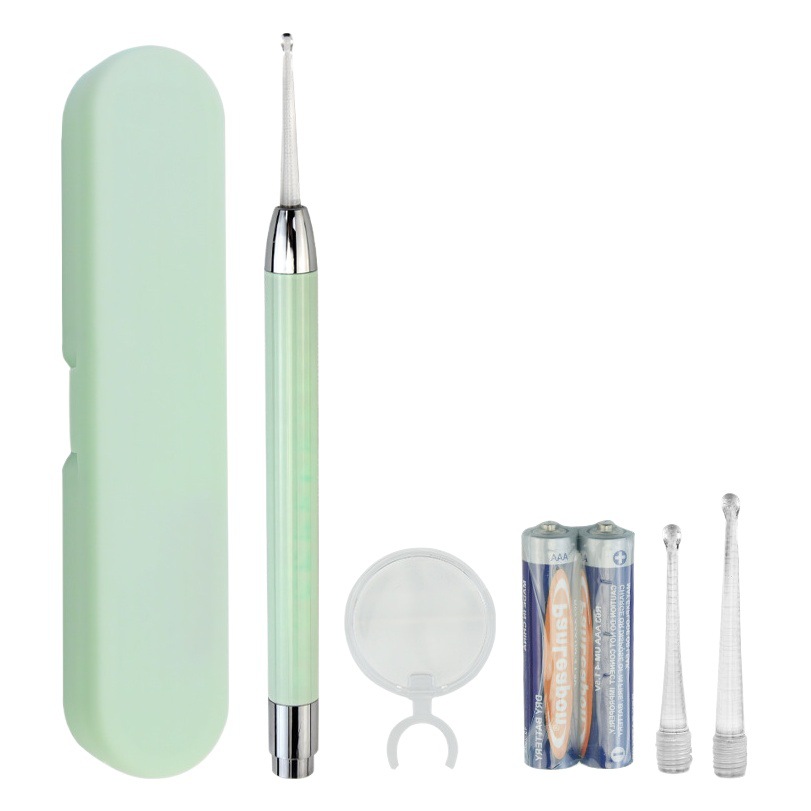 Luminous Ear Spoon Children Baby Ear Digging Spoon Ear Grab Earwax Picking Tool Soft Head Visual Belt Lamp Safe Ear Digging
