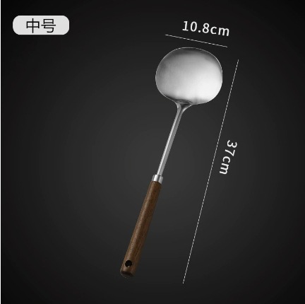 스테인레스 스틸 버섯 삽 - 호두 - 중간 - 1 (가방)