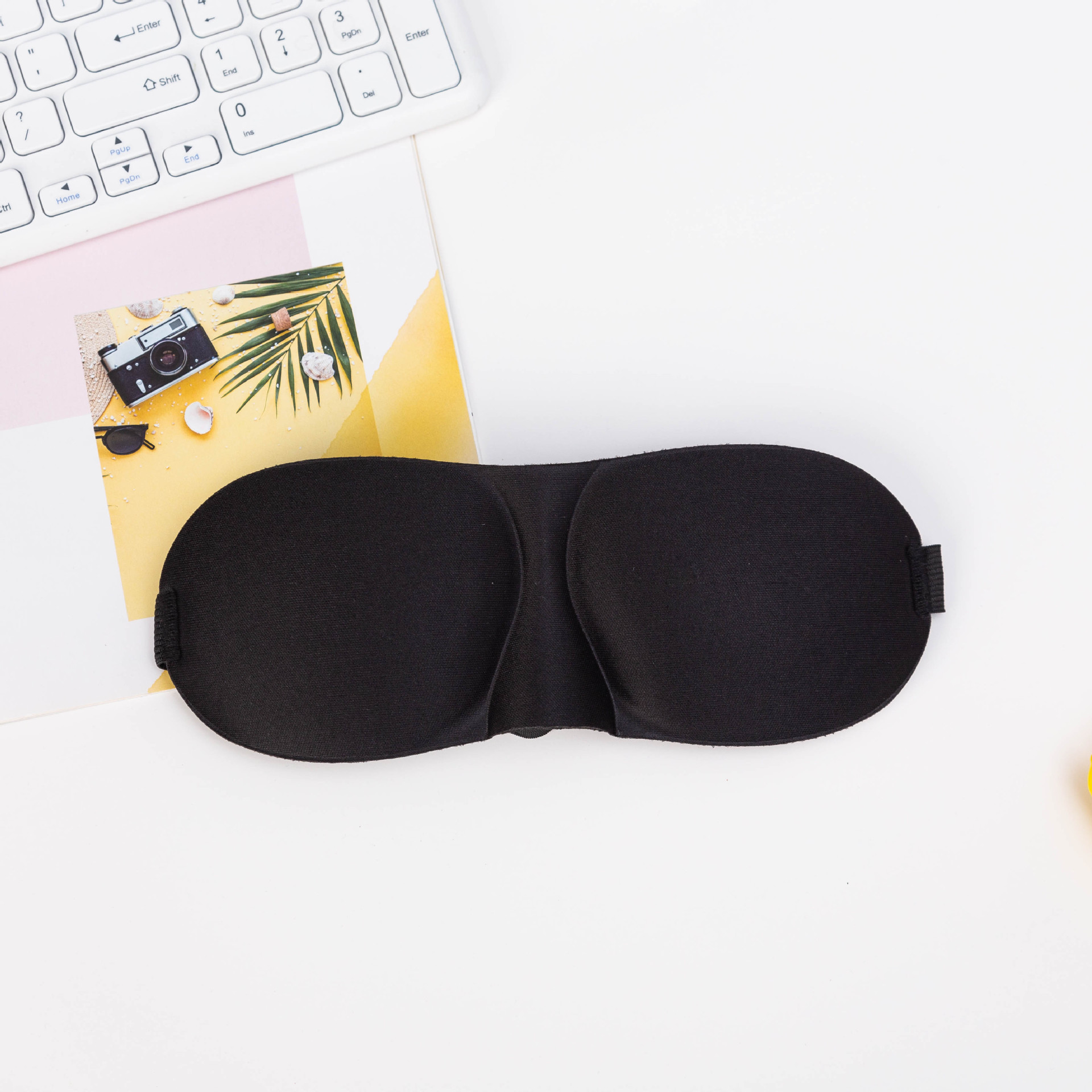 Directo de fábrica 3D tridimensional máscara de ojo creativo tridimensional sueño sombreado transpirable 3D tridimensional máscara de ojo sin costuras logotipo impreso