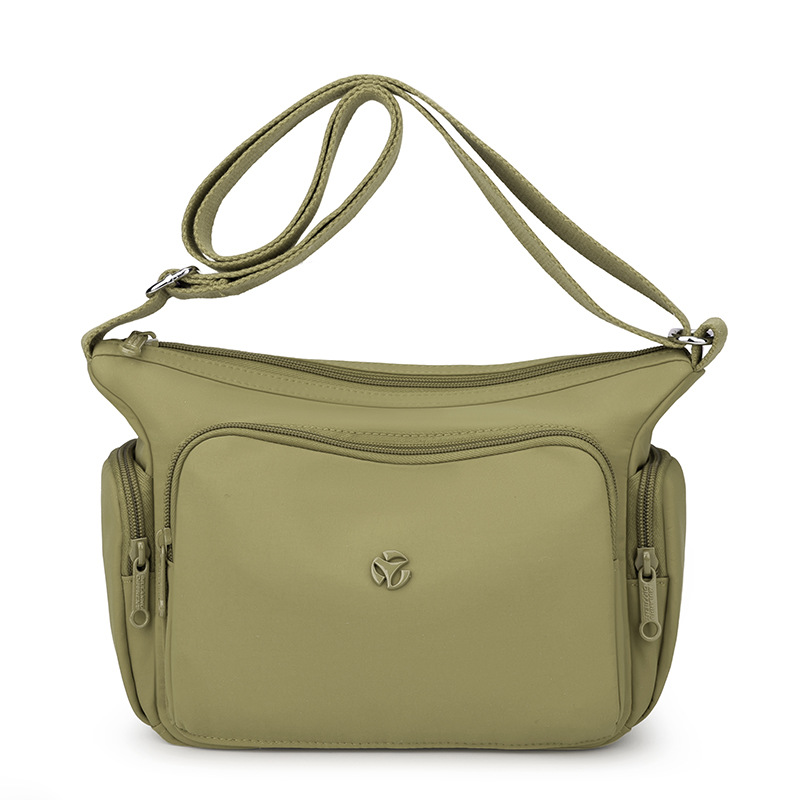 Lightweight Nylon Shoulder Bag For Women Multi-pocket Commuter Bag_voghion.com