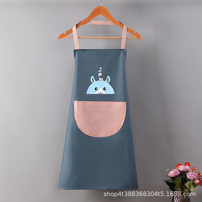 Zs delantal cocina hogar a prueba de aceite e impermeable estilo japonés coreano moda linda cocina cintura tareas del hogar trabajo de pareja