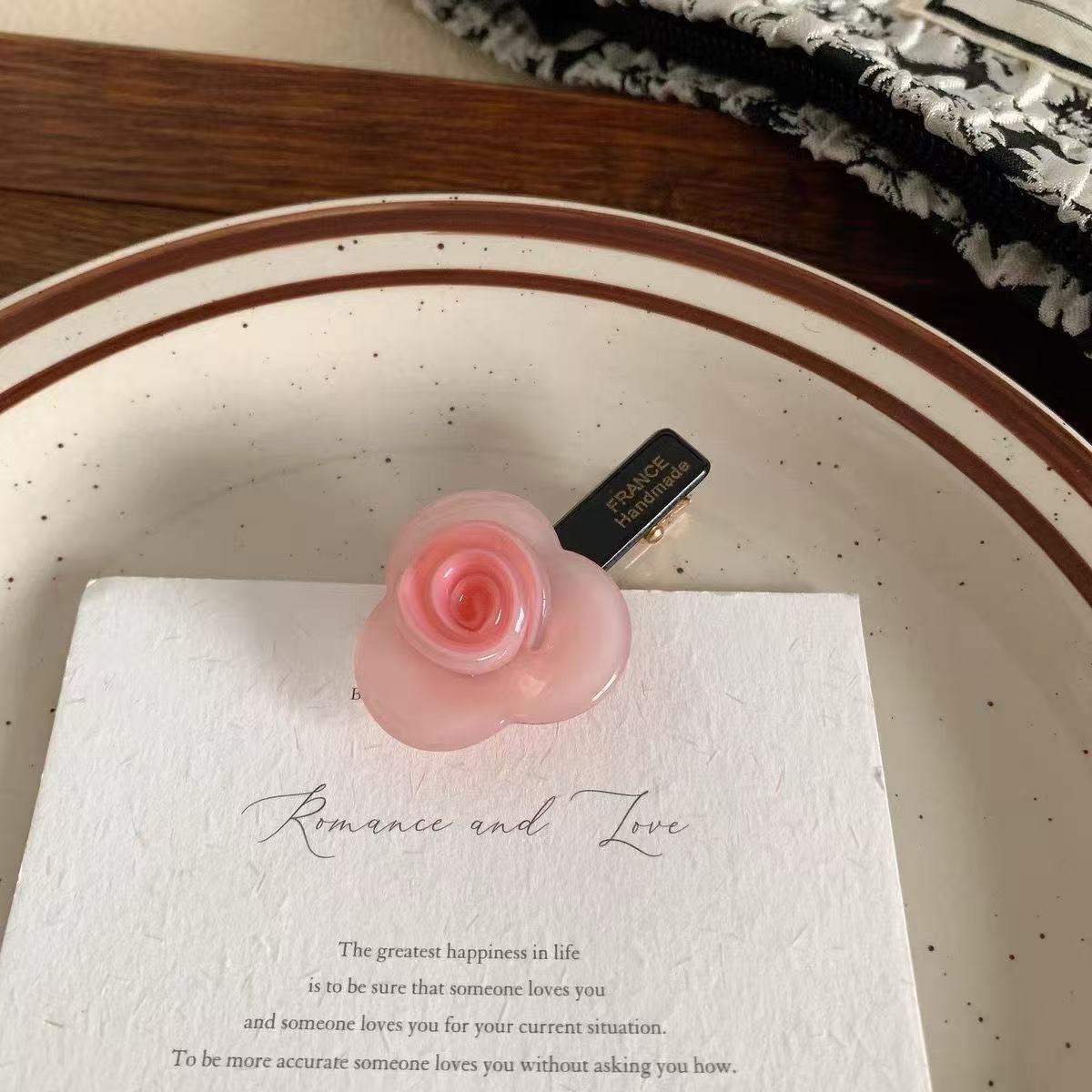 A4-아세테이트 사이드 클립-로즈-핑크